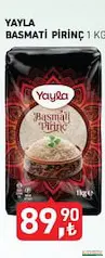 YAYLA BASMATİ PİRİNÇ 1 KG fiyat ve kampanya bilgisi